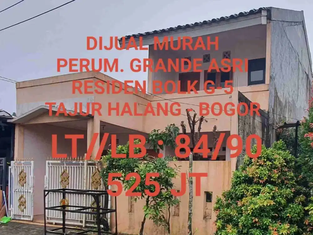 DIJUAL RUMAH SIAP HUNI GRANDE ASRI RESIDANCE BOGOR