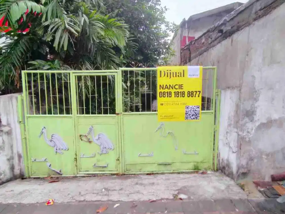 Rumah Dijual Strategis Murah Tepi Jalan Utama Percetakan Negara Cempaka Putih Jakarta Pusat