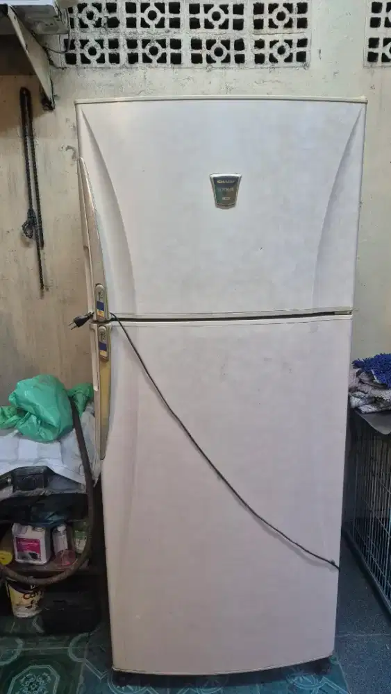 Kulkas Sharp 2 Pintu SJ-68L-A2A Non-Inverter Rusak tidak Dingin