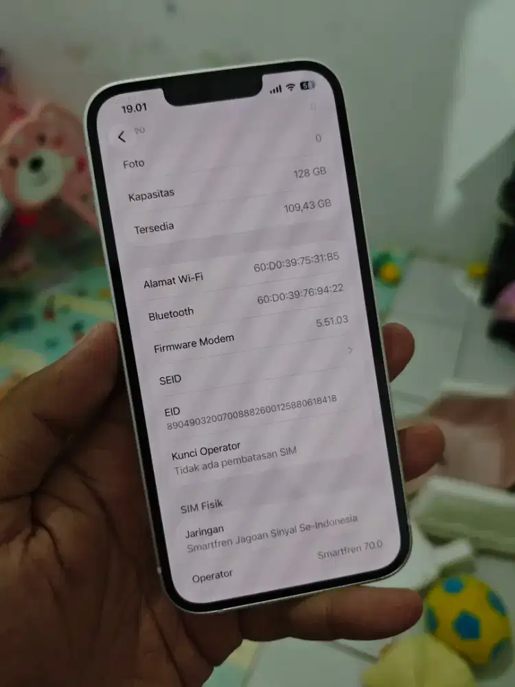 Iphone 13 128GB Inter Putih