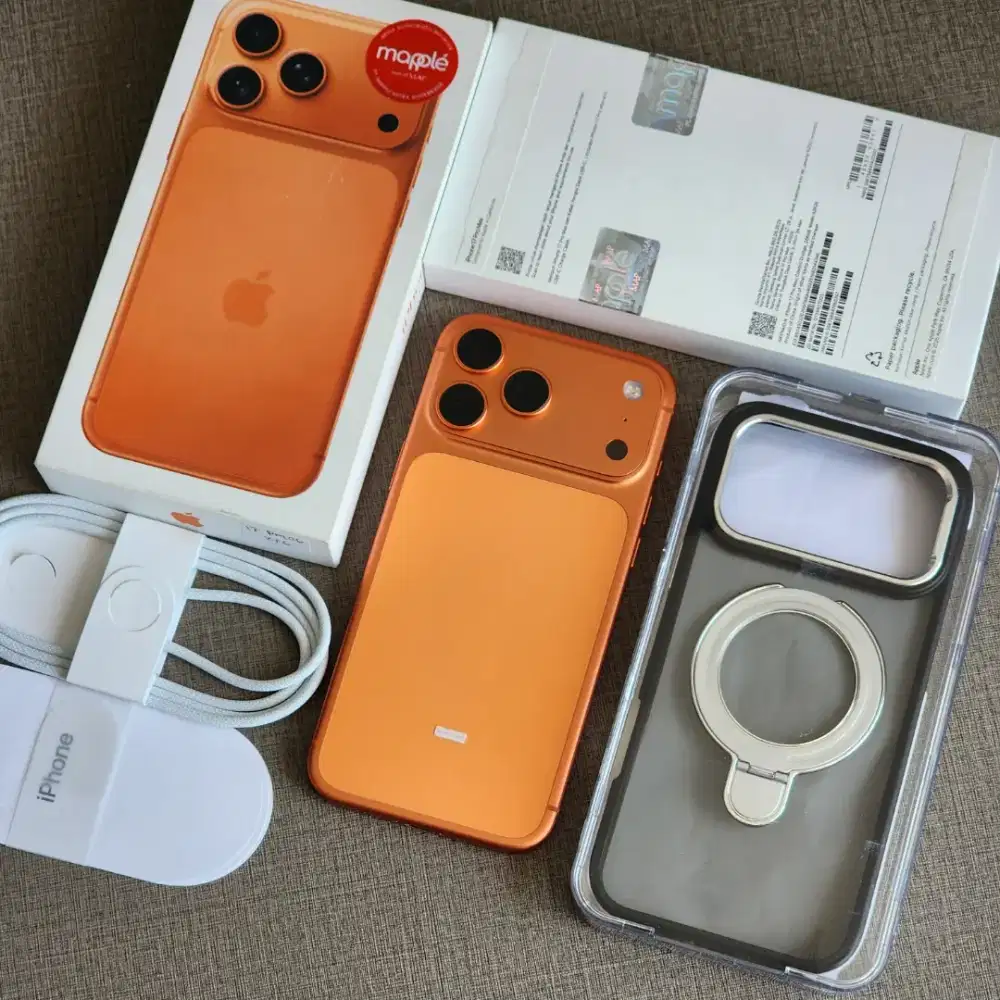 Iphone 17 Promax 256GB Warna Orange Garansi Resmi Digimap Juni 2027