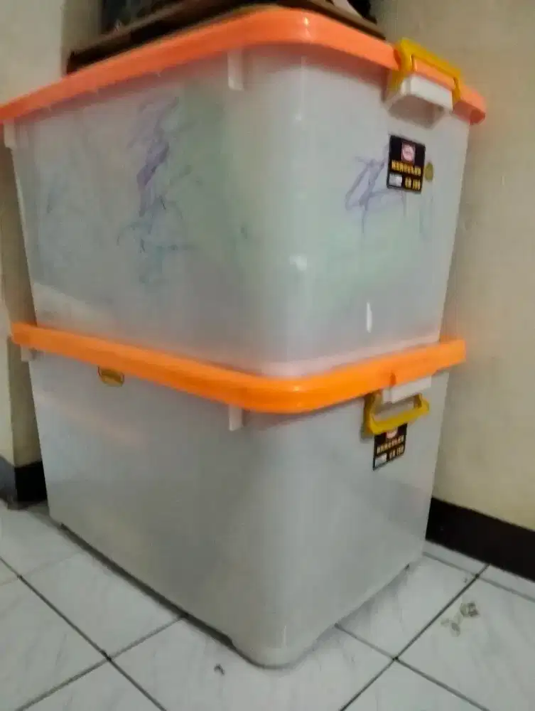 Kontainer Box CB 150 Liter Plastik Tebal
