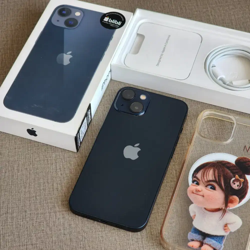 Iphone 13 128GB Midnight Garansi Resmi Blibli Februari 2027