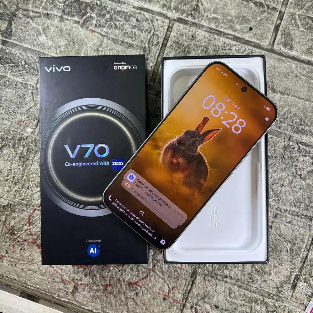 Vivo V70 5G Ram 8/256 GB Pemakaian singkat