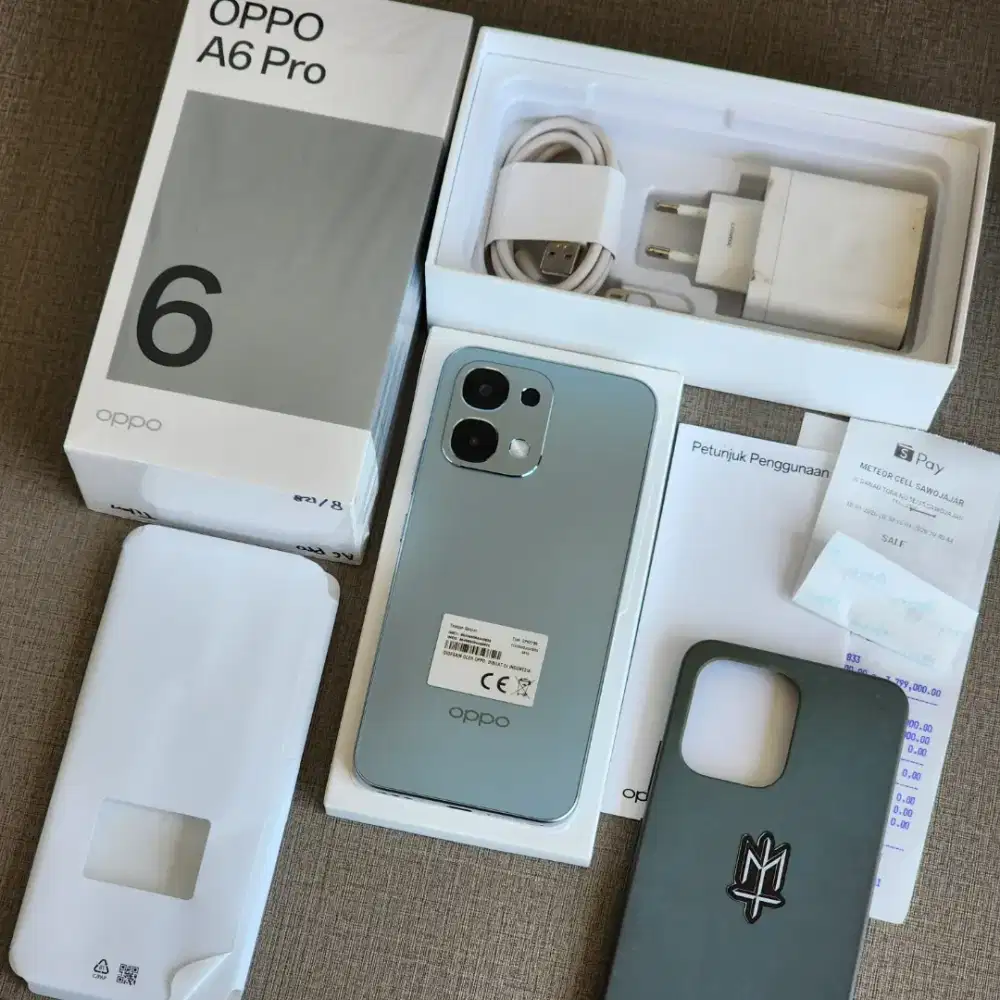 Oppo A6 Pro 4G 8/128GB Natural Titanium Garansi Resmi Januari 2027