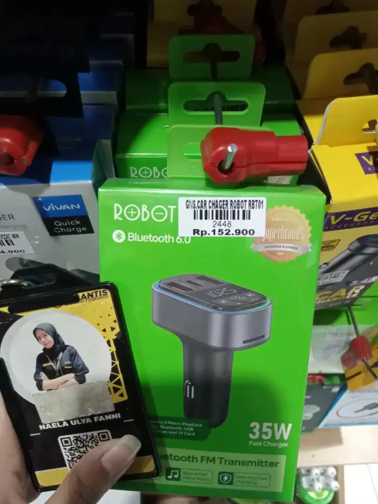 CAR CHARGER ROBOT RBT01| ATLANTIS DAHSYAT