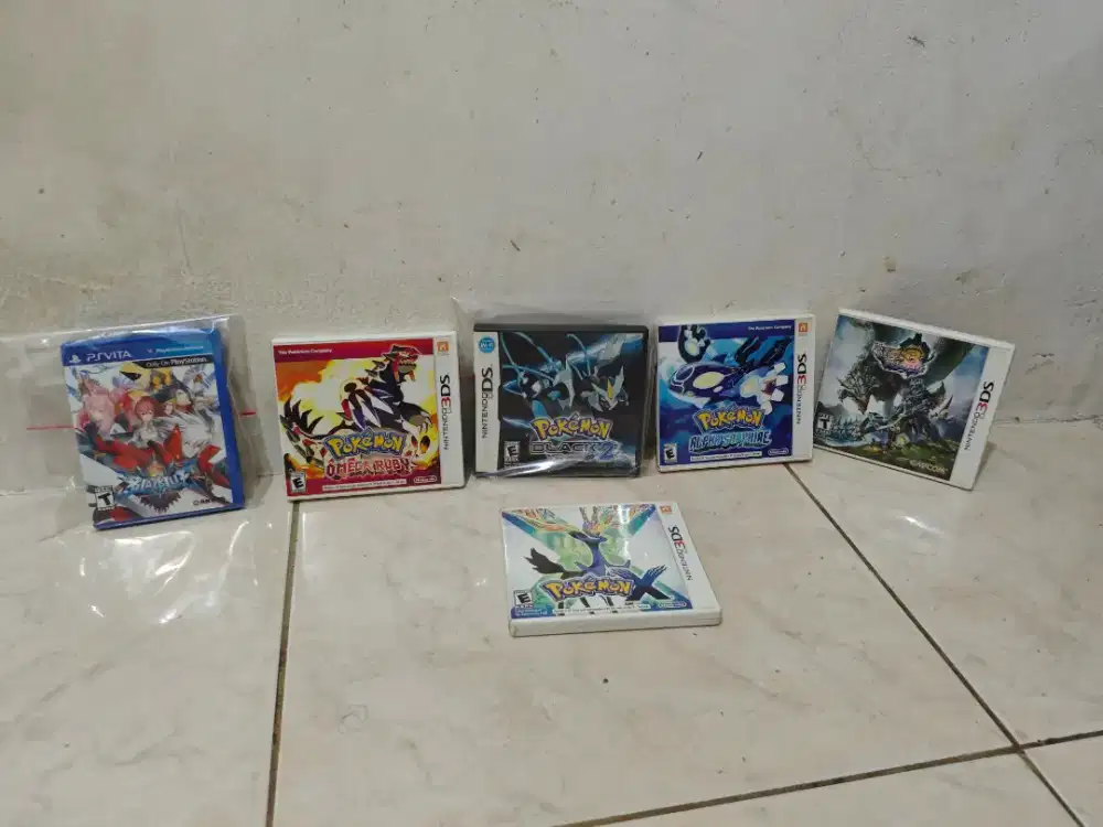 Dijual Game Nintendo 3DS+Nintendo DS+PSVita (Cuci Gudang)