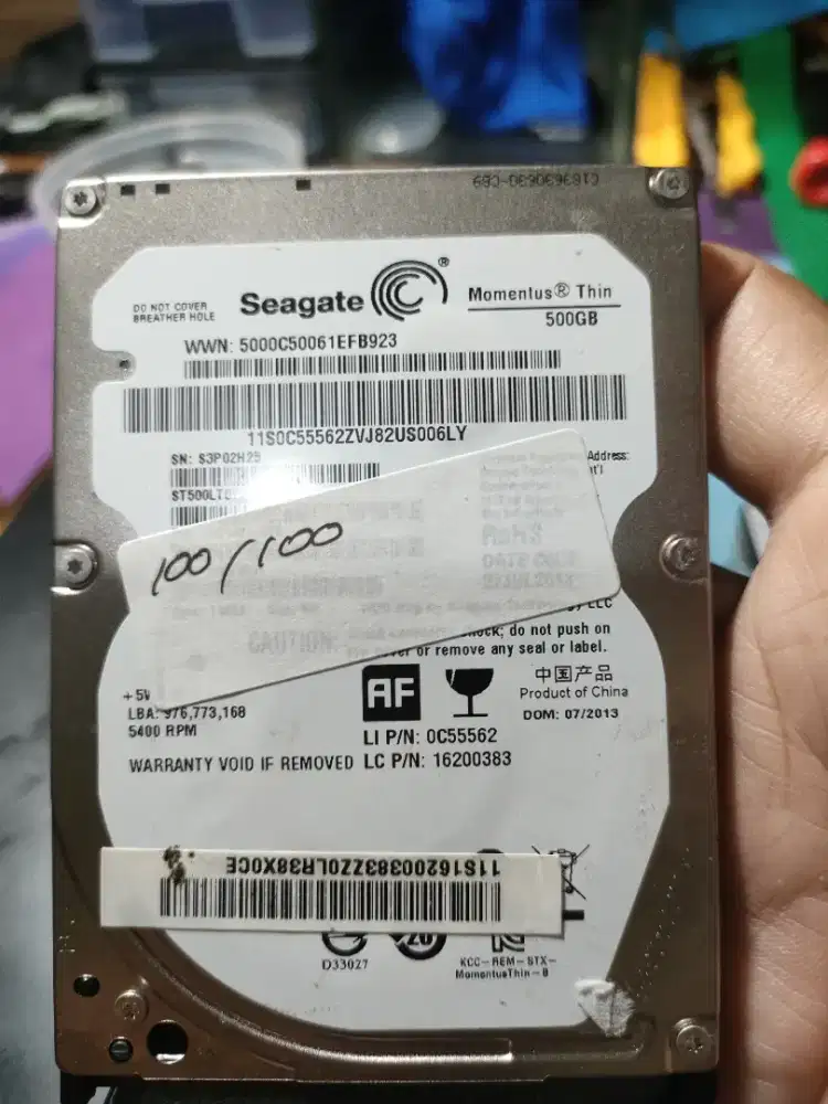 HDD 2.5 slim seagatte 500gb