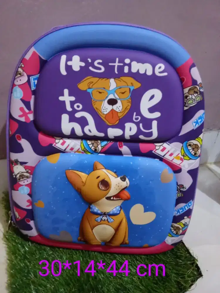 Tas Ransel anak Tk/paud motif doggy