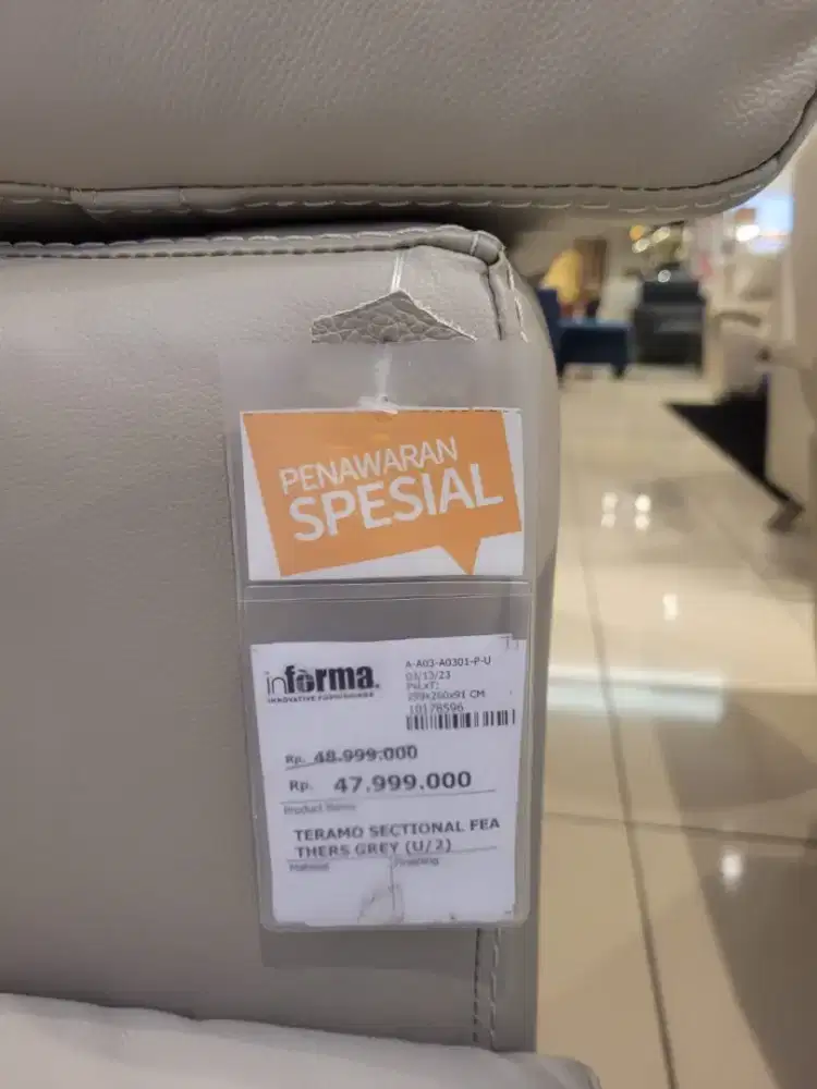 Jual sofa tipe L premium