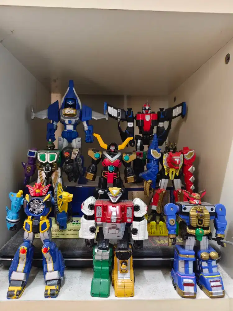 All megazord power rangers daizyujin robo rv gao masih banyak lagi