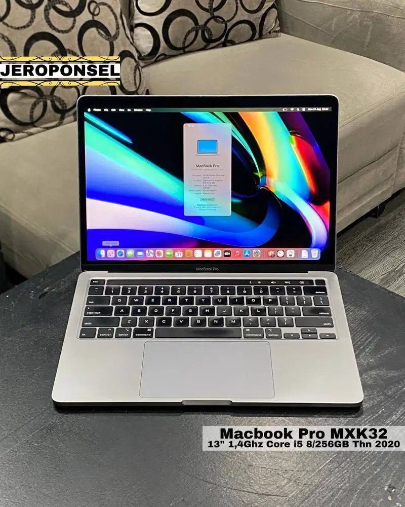 MACBOOK PRO 2020 8/256GB SPACE GRAY ORIGINAL GARANSI ADA MINUS