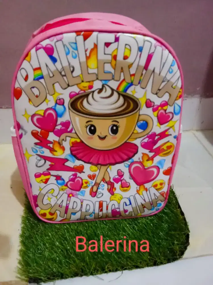 Tas ransel anak cw Tk/paud motif ballerina