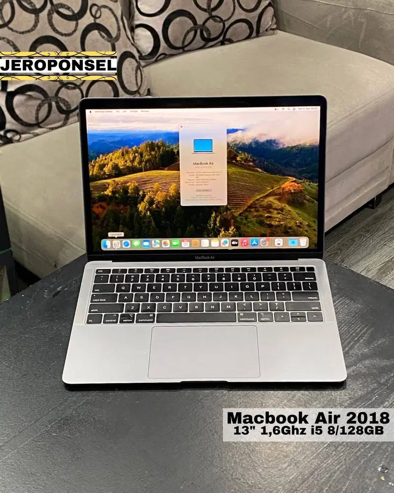 MACBOOK AIR 2018 8/128GB GRAY MULUS ORIGINAL ADA MINUS