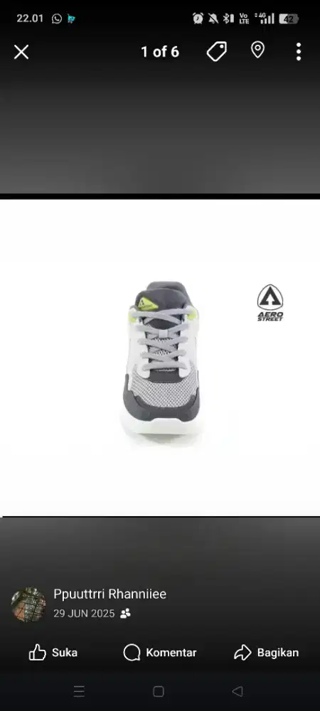 Jual sepatu aerostreet 37