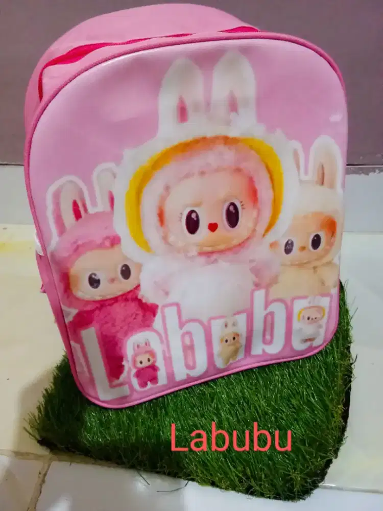 Tas Ransel anak cw Tk/paud motif 3labubu