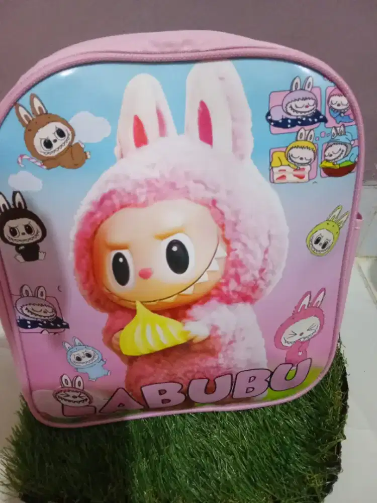 Tas Ransel anak cw Tk/paud motif labubu taman