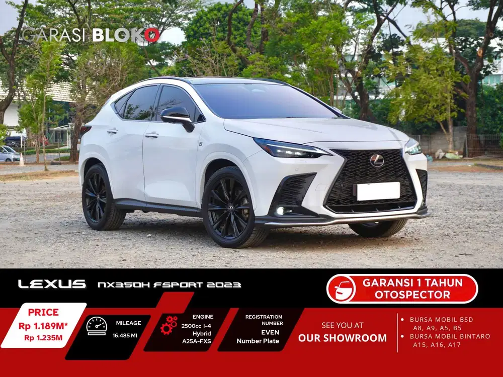 Warranty ON - Lexus NX350h Hybrid Facelift F-Sport 2023
