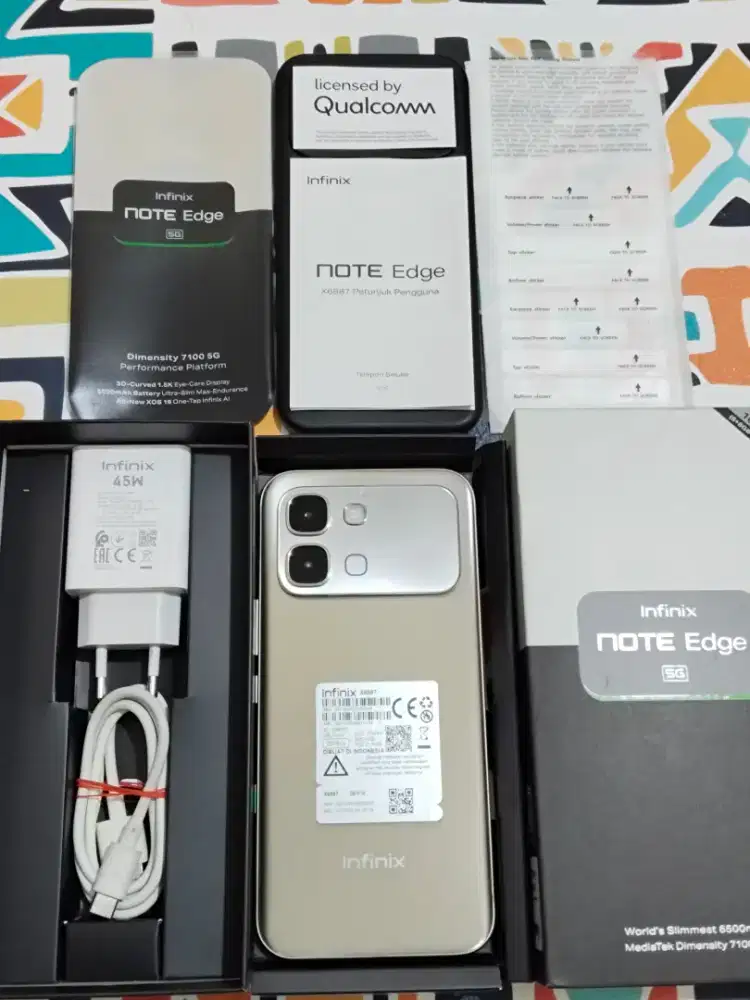 Infinix Note edge 5G ram 8/256 fullset ori no minus
Masih bergaransi