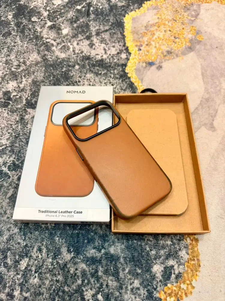 Case iphone 17 PRO Nomad Traditional Letather Case Magsafe England Tan
