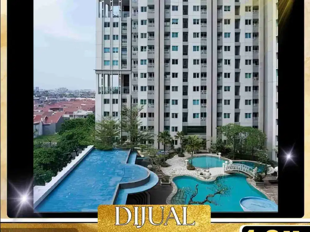DIJUAL APARTEMEN 3 BR LUAS 63 M² DI SKY TERRACE LAGOON CENGKARENG JAKARTA BARAT
