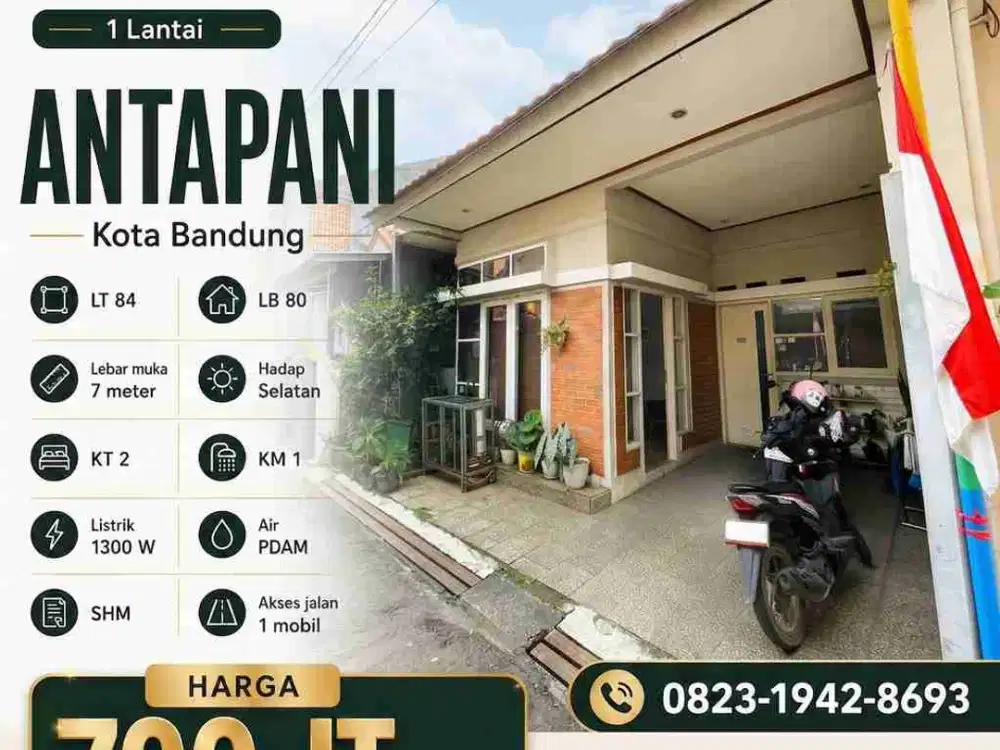 Dijual cepat rumah di Antapani, Kota Bandung