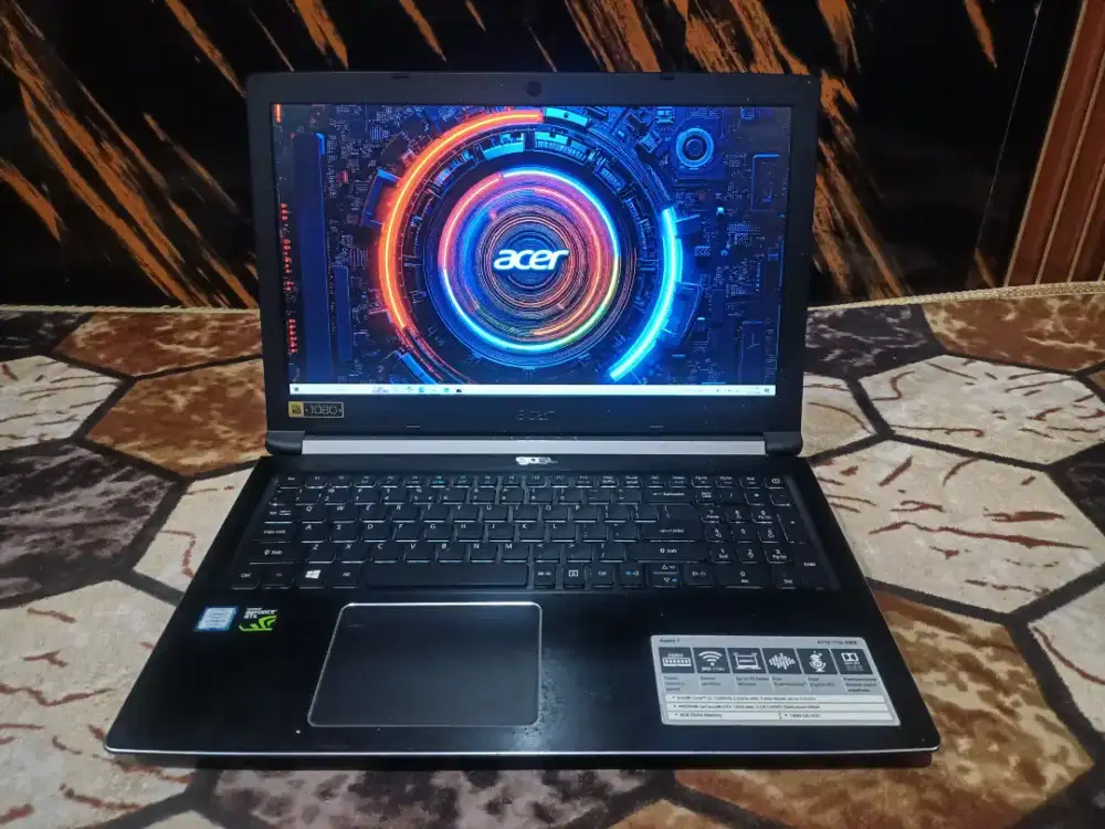 Acer Aspire 7 Gaming Design Editing GTX 1050