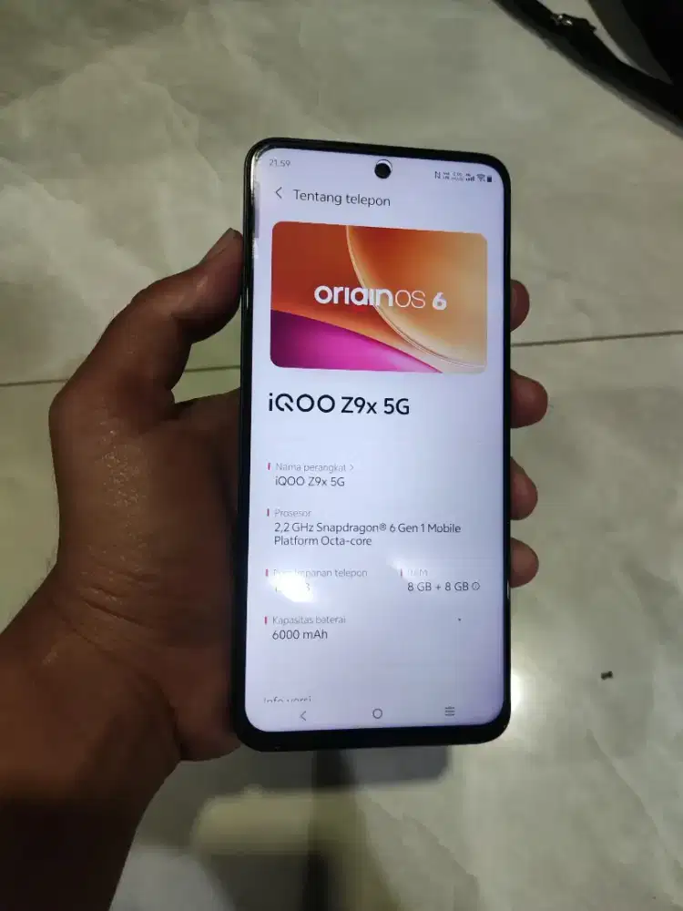 IQQO Z9X 5G ram 8/128 mulus no minus
