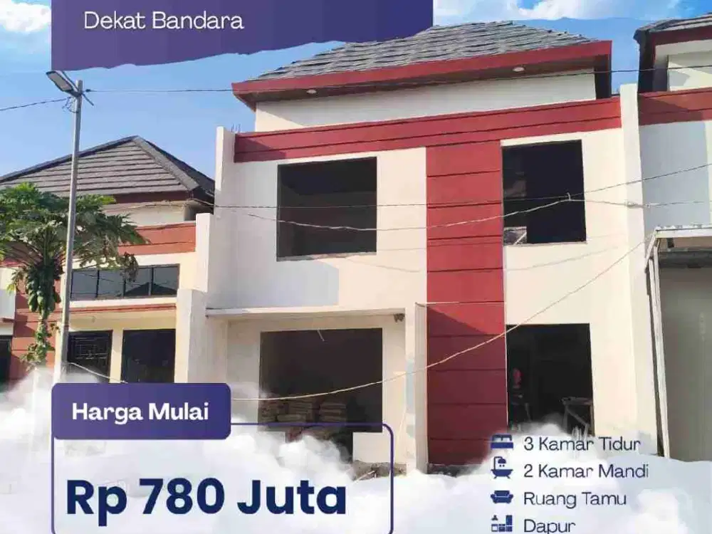 RUMAH 2 LANTAI GOA RIA SUDIANG MAKASSAR DEKAT BANDARA