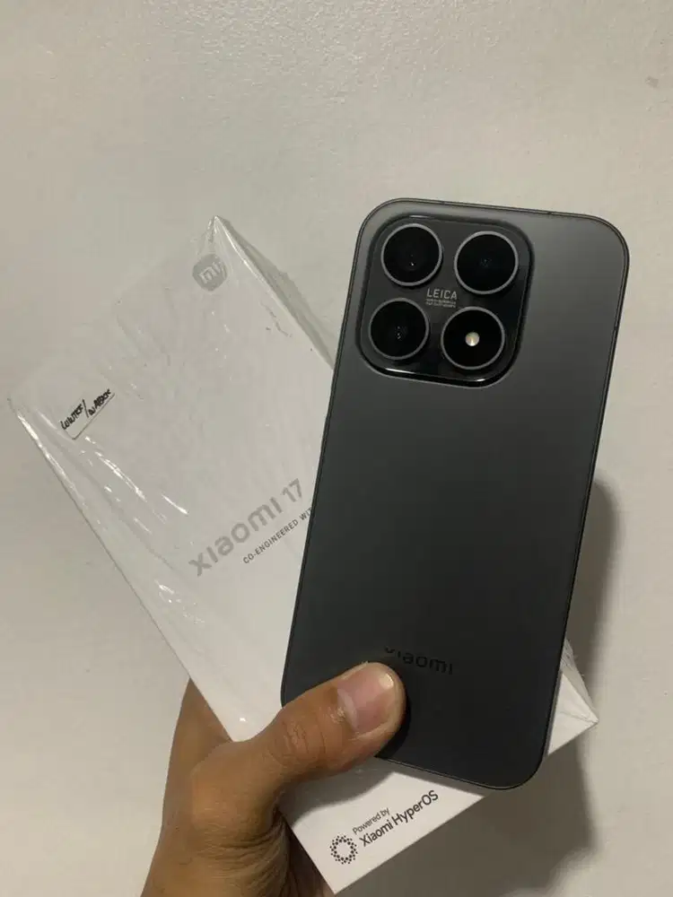 xiaomi 17 12/256gb black resmi indo like new / fullset ori