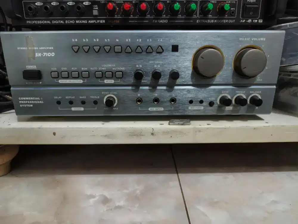 Speaker plus Amply Karaoke