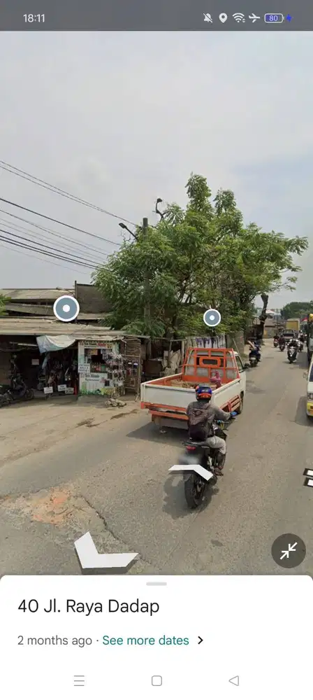Dijual pasar dadap ( milik pribadi )