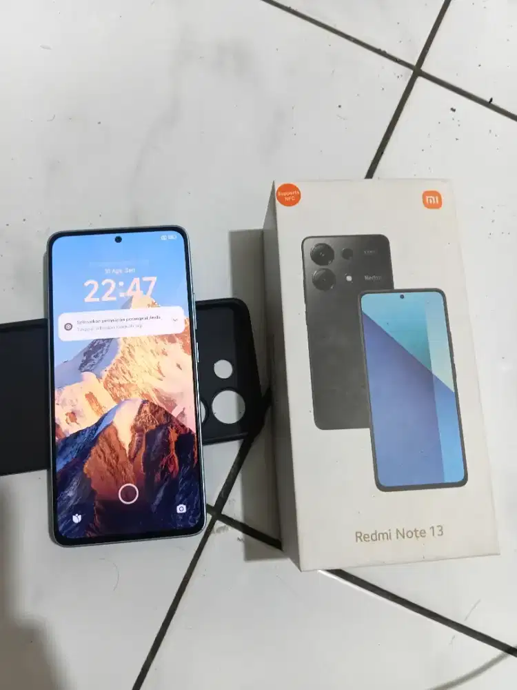 Hp redmi note 13 4G ram 8+8/256 fullset