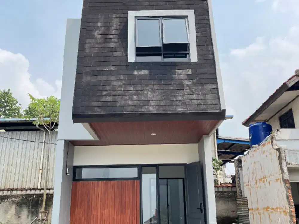 Cluster pinggir jalan raya di Jatiasih, 5menit Tol Jatiasih 1. 2.5jt bs beli rumah
