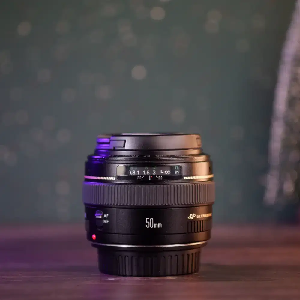 Canon EF 50mm F1.4 USM/Lensa Super Bokeh