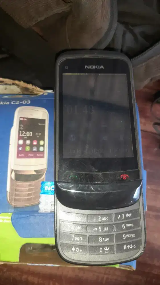 Nokia C2‑03 Mulus Lengkap Dus + Nota – Koleksi Langka Nostalgia