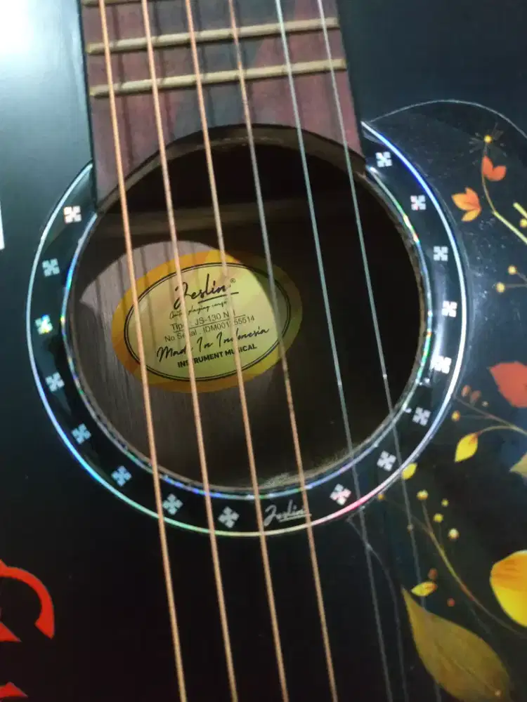 Gitar akustik Jeslin tanbes mulus 3/4 mulus terawat cocok untuk ajaran