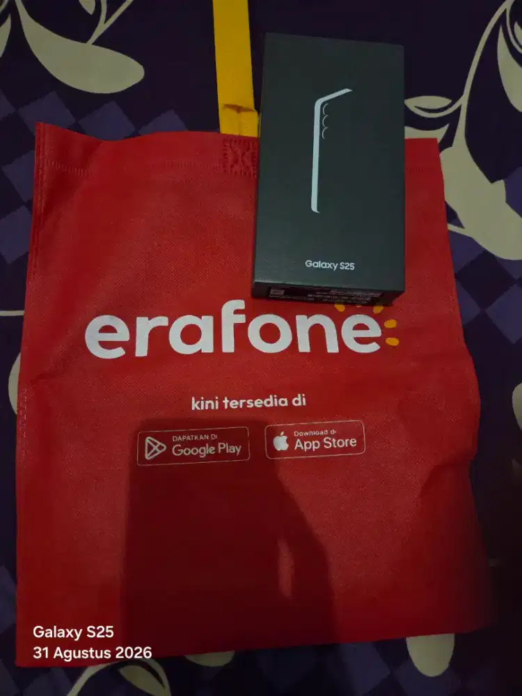 Samsung S25 fullset seperti baru