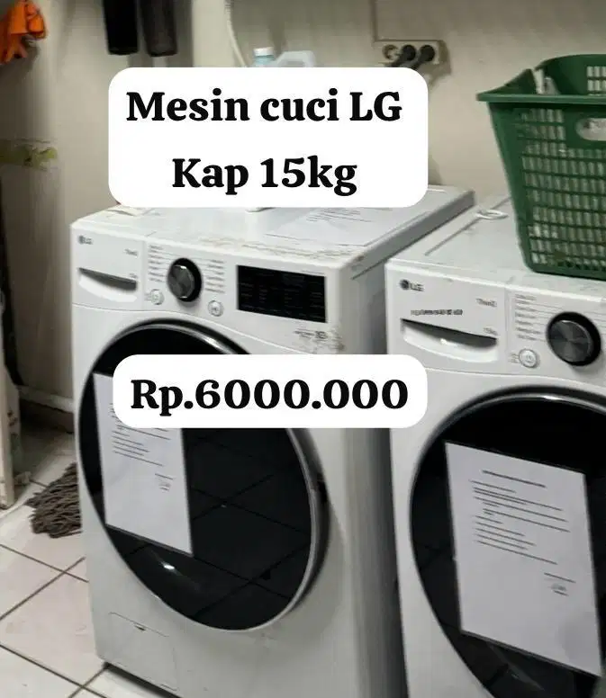 Mesin cuci,pengering Laundry,tabung ,setrika uap dll