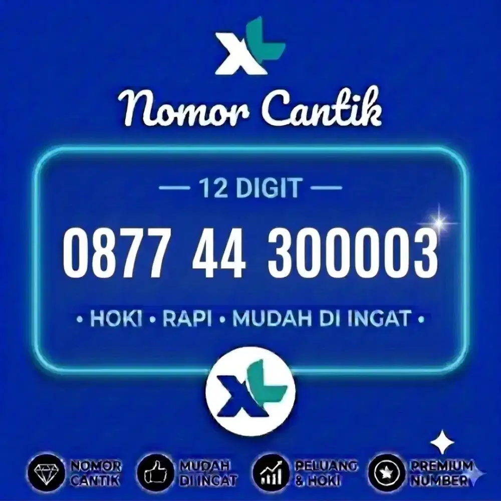 NOMOR CANTIK XL RATUSAN 9900 6800