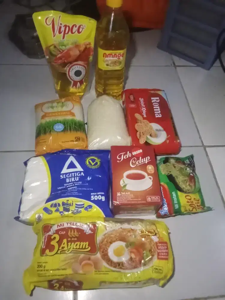 Jual aja nih dah banyak sembako