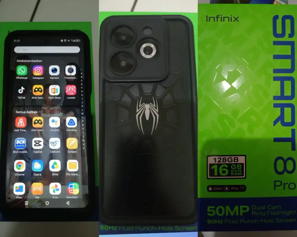 Jual cepat Infinix smart 8 pro . Ram 8+8 / 128GB