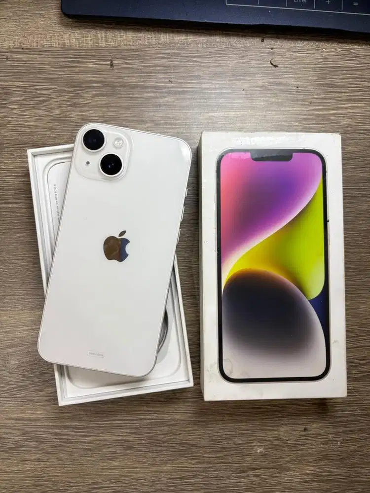 iPhone 14 128gb garansi on like new