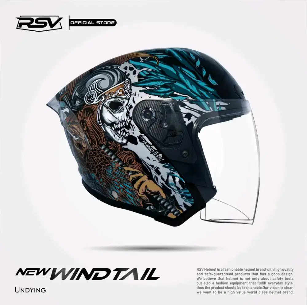 Helm RSV New Windtail Motif Undying Size M