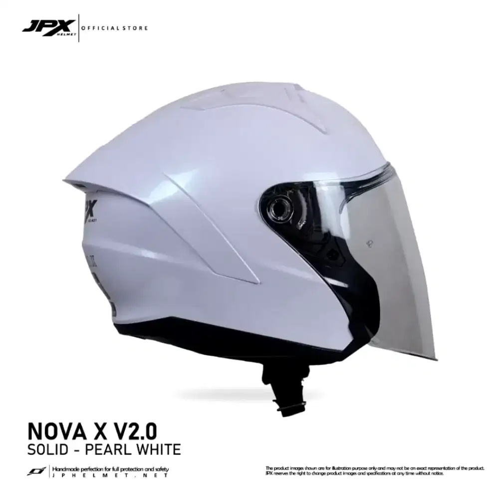 Helm JPX NOVA X V2 Pearl White Size L