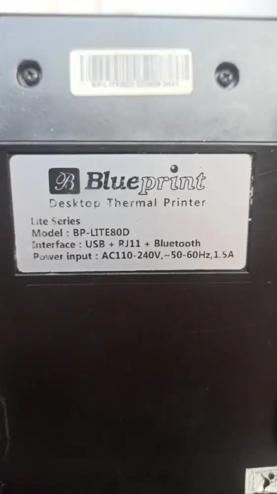 Thermal Blueprint lite 80D husus kasir