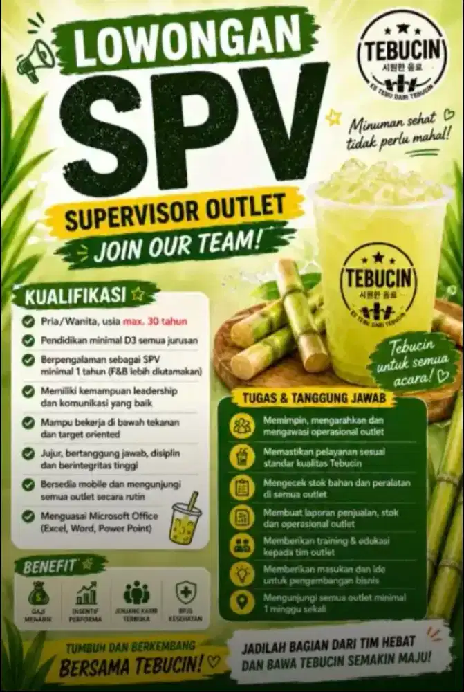 Lowongan kerja spv