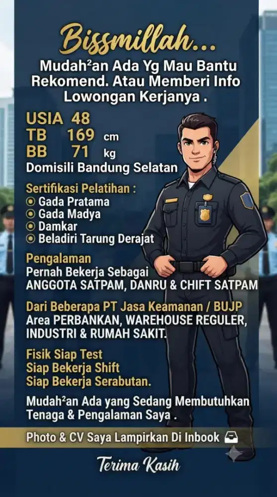 Membutuhkan Pekerjaan