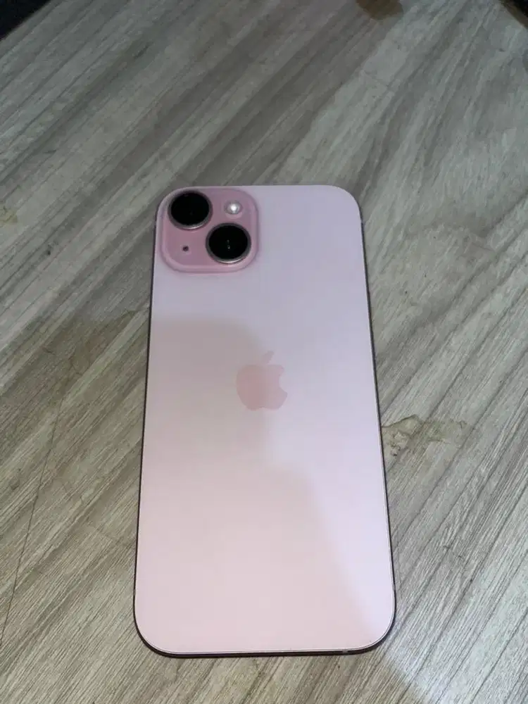IPHONE 15 PINK 128 KONDISI 100%