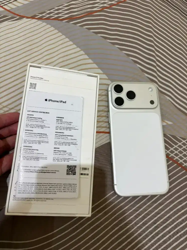 IPHONE 17 PROMAX 512GB IBOX GARANSI PANJANG MULUS LIKE NEW